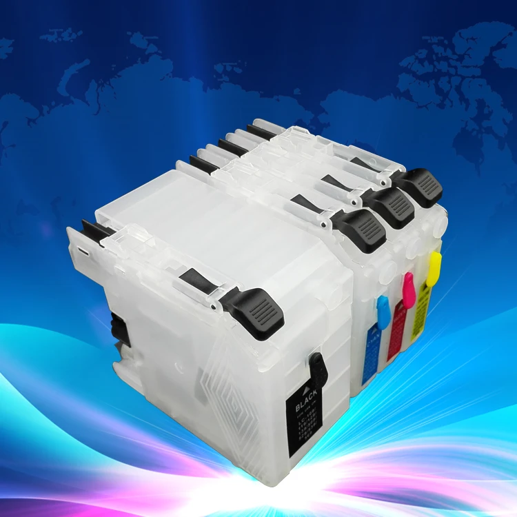 

XIMO LC 535 LC 539 refillable ink cartridge for brother inkjet printer dcp j100 DCP-J105 MFC-J200