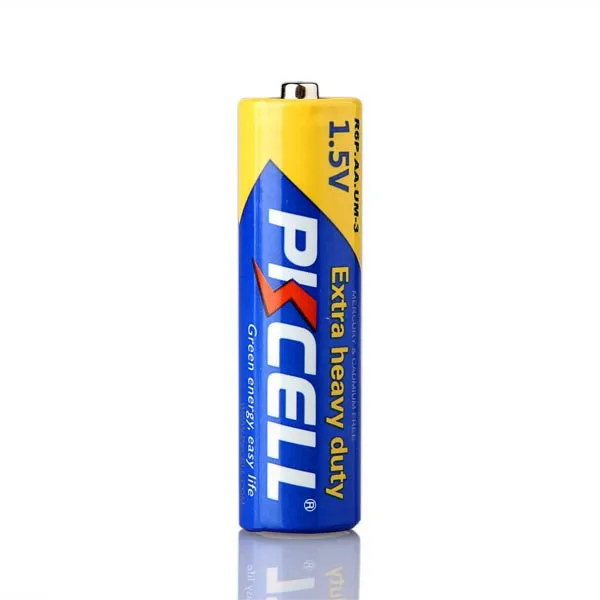 

PKCELL 1Pc R6P 1.5V AA R6P UM3 MN1500 E91 Battery Dry Battery Super Heavy Duty 2A Batteries for Radio Toys etc