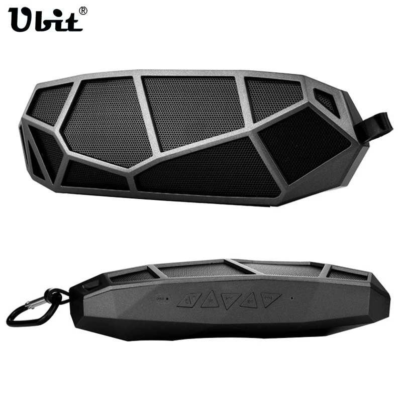 Ubit Bluetooth FM Radio TF Card MP3 Music Speakers Portable Audio Player Wireless Speaker With Handsfree Call AUX Earphone Jack