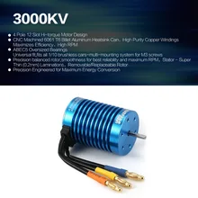 SURPASSHOBBY F540 3000KV 13T 3.175mm Brushless Motor for 1/10 RC Remote Control Car Parts Spare Parts Accessories DIY
