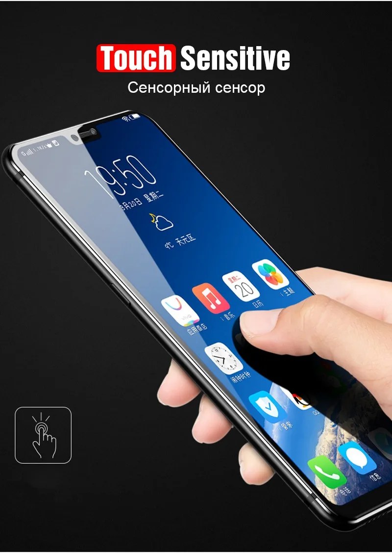 TOMKAS 6D Protective Glass For Xiaomi Redmi 6A Glass Screen Protector Mi A1 A2 6X Glass For Xiaomi Redmi 5 Plus Redmi Note 5 Pro