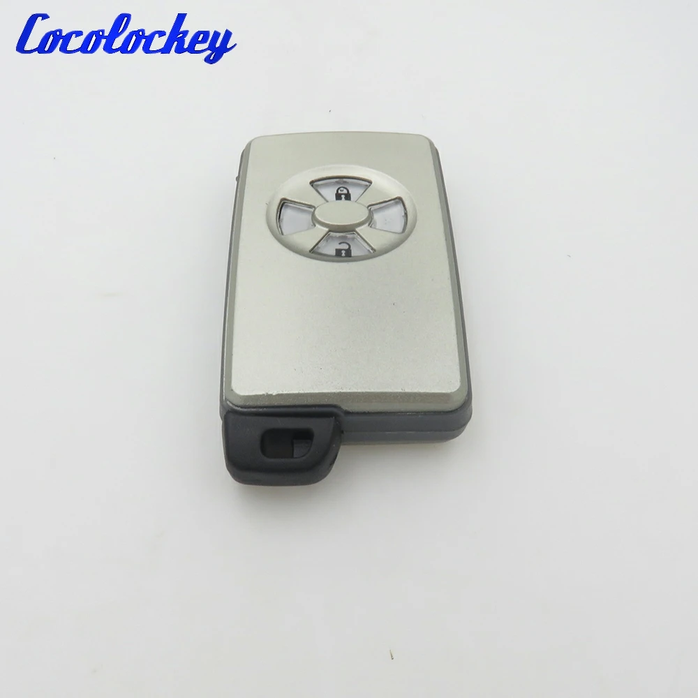 Cocolockey New 2 Button Smart Remote Key Fob Shell for TOYOTA RAV4 Vitz Ractis No Logo Cocolockey New 2 Button Smart Remote Key Fob Shell for TOYOTA RAV4 Vitz Ractis No Logo