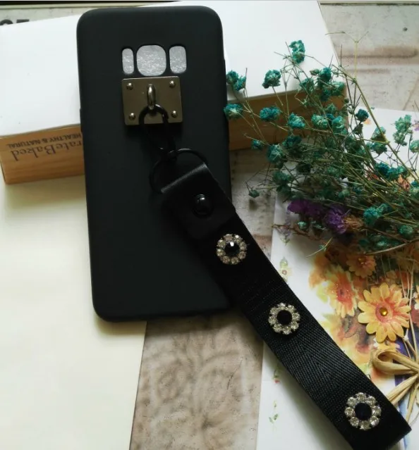 4 Милые сердцу драгоценный камень ремешок чехол для samsung galaxy S8 S9 plus s7 edge s6 note8 note9 N5 N4 A5 A7 s10 плюс s10e A9 M10 M20 - Цвет: 4