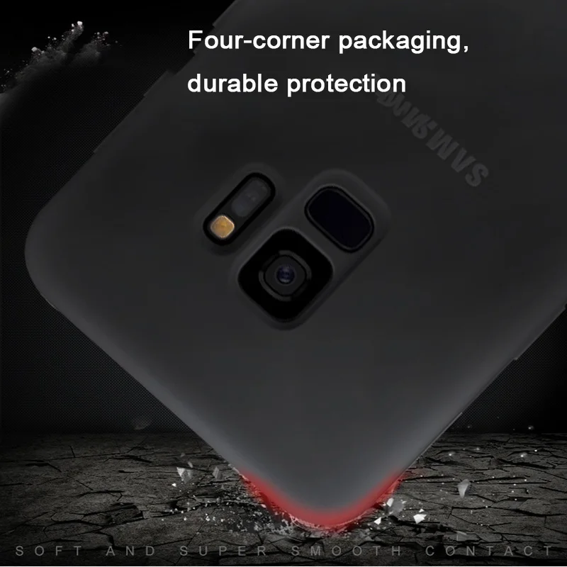 Оригинальный чехол SAMMSUNG Galaxy S9 S9Plus противоударный из силикона с противоударным