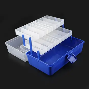 

Waterproof Multi Layer Fishing Tackle Box Fly Fishing Storage Case Portable Fishing Gear Storage Box Case