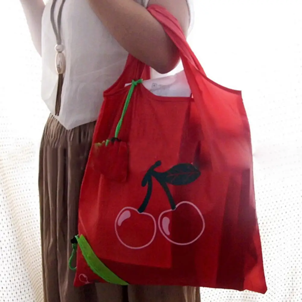 Vegetable Fruit Green Supermarket Shopping Bag Recycle Portable Folding Cute Large Storage Reusable Totes Eco-friendly Bags Eco