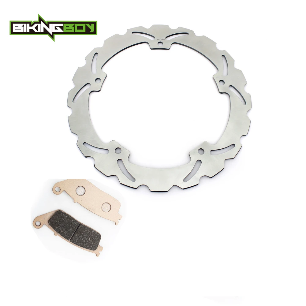 

BIKINGBOY Wave Front Right Brake Disc Disk Rotor Pads for Honda NC 700 X 2012 2013 NC700X 12 13 320mm