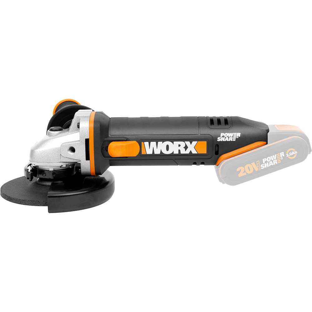 Угловая шлифмашина аккумуляторная WORX WX803.9 без АКБ и ЗУ