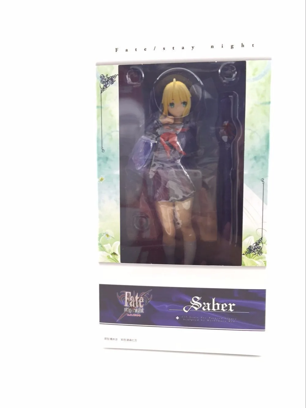 Аниме Fate Stay Night Saber/экстра Saber Arturia Pendragon школьная форма Ver.Saber ПВХ фигурка