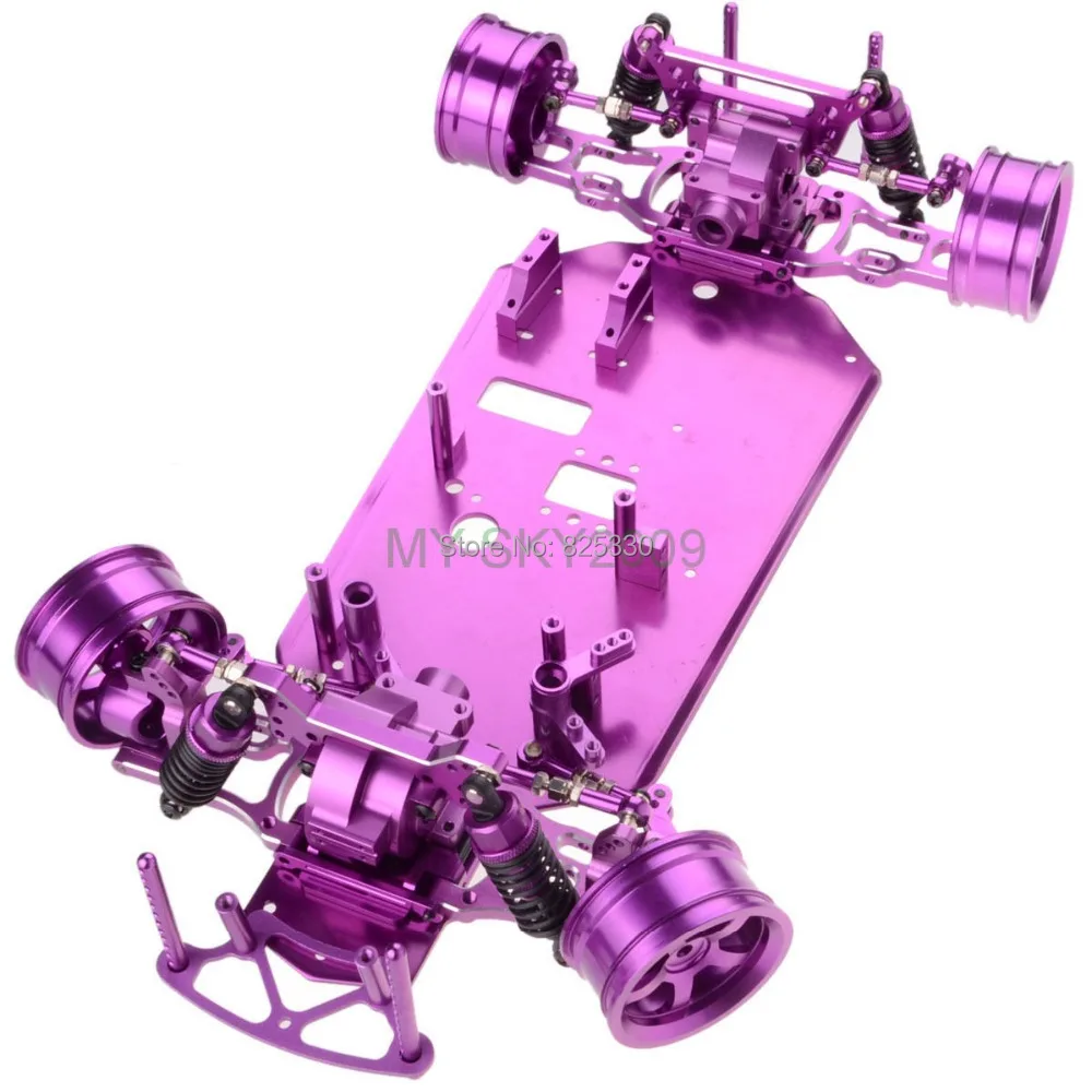 110 RC Model HSP Racing 94102 On Road Drift Touring Car Purple Alloy