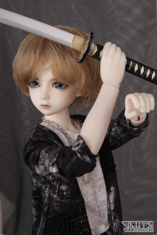 1/4th 42cm BJD doll nude wih face up,SD doll Kid Delf boy.not included Clothes;wig;shoes and accessories