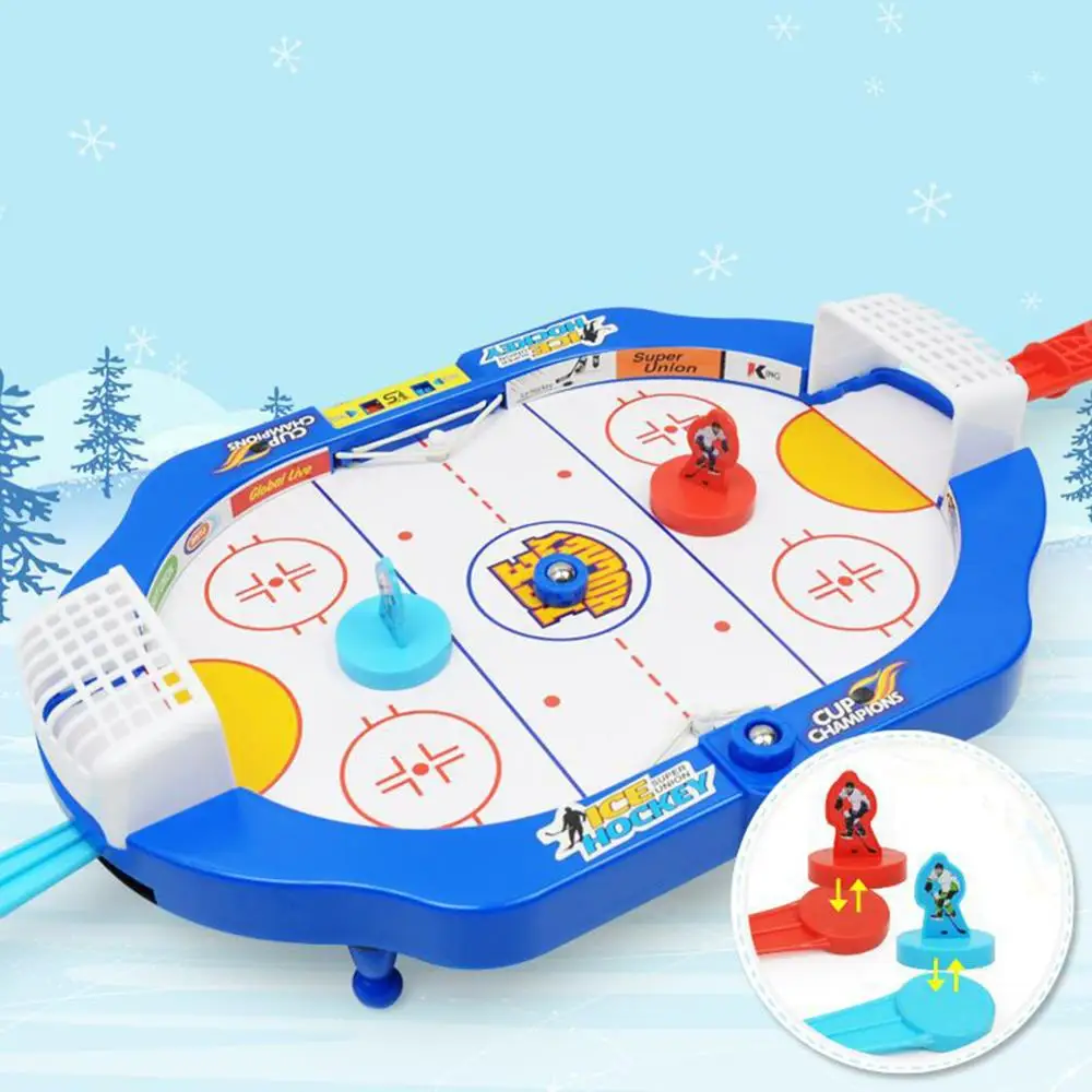

Mini Ice Hockey Desktop Table Ball Shooting Game Kids Adult Interactive Toy