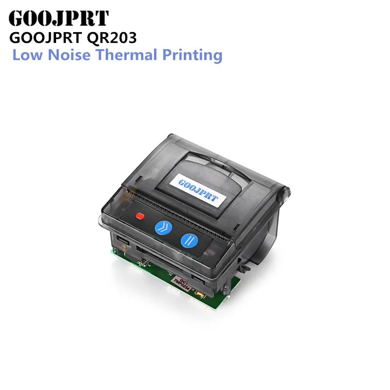

GOOJPRT QR203 58mm Mini Embedded Micro Receipt Barcode Thermal Printer RS232 / TTL USB Panel Compatible with EML203