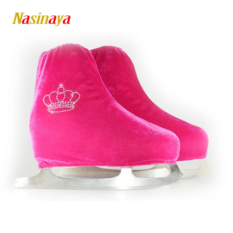 Nasinaya Figure Skating Shoes Cover Velvet for Kids Adult Protective