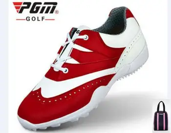 

PGM Women's Ultra light waterproof wear-resistant Golf Shoes Female anti-slip fixed shoe nail golf Sneakers With shoes bags