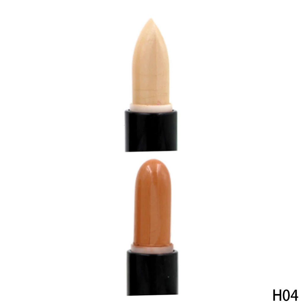 Уход за кожей лица Макияж сливочный Двусторонняя 2 in1 contour stick контуров читая Основа 3D лица Макияж Корректоры для лица