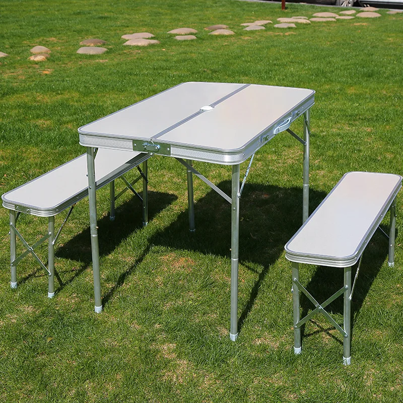 

Hand-held folding table outdoor folding table aluminum alloy material portable multi-functional publicity training table