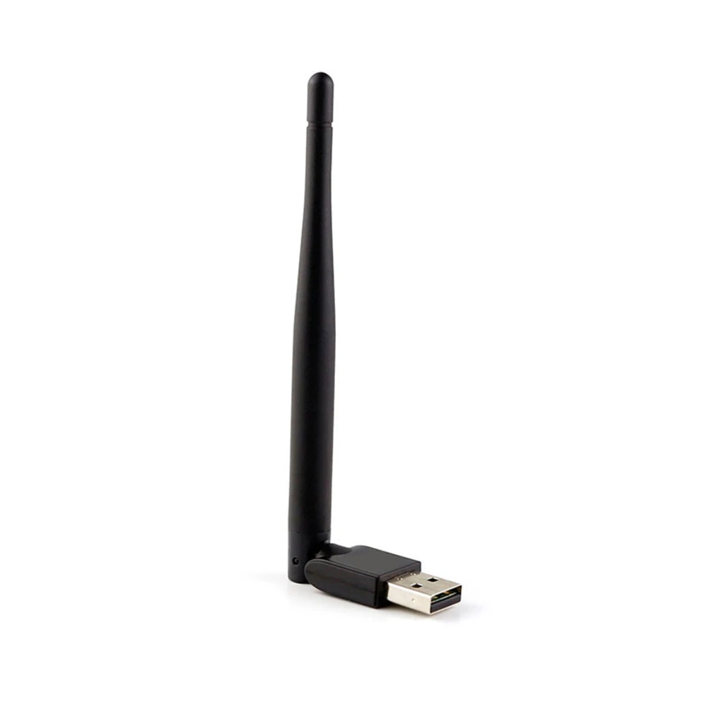 10PCS Mini Wireless usb wifi 7601 2.4Ghz Wireless 2dBi wifi adapter for DVB-T2 and DVB-S2 TV BOX WiFI Antenna Network LAN Card