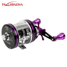 TSURINOYA литой барабан колеса 5,3: 1 Правая или левая ручка Приманка литья Рыболовная катушка для длительного литья Макс. Тяга 7 кг Molinete De Pesca