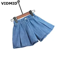 Vidmid для девочек Джинсы Шорты для маленьких девочек Шорты юбки джинсовые Штаны хлопковые брюки Штаны для маленьких детей Одежда для девочек 2010