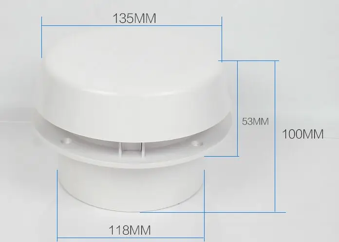 Прицеп крыша вентиляция воздуха круглый вентиляционный для RV Караван мини вентиляционный вентилятор с низким уровнем шума и сильный ветер