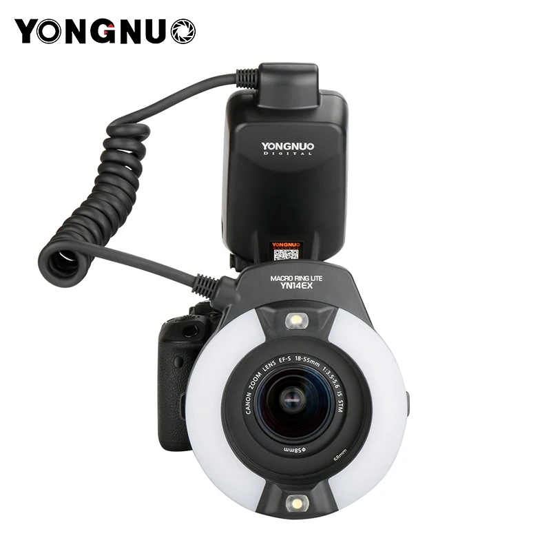 

Yongnuo YN24EX E TTL Twin Lite Macro Flash Speedlite for Canon Cameras with Dual 2pcs Flash Head + 4pcs Adapter Rings