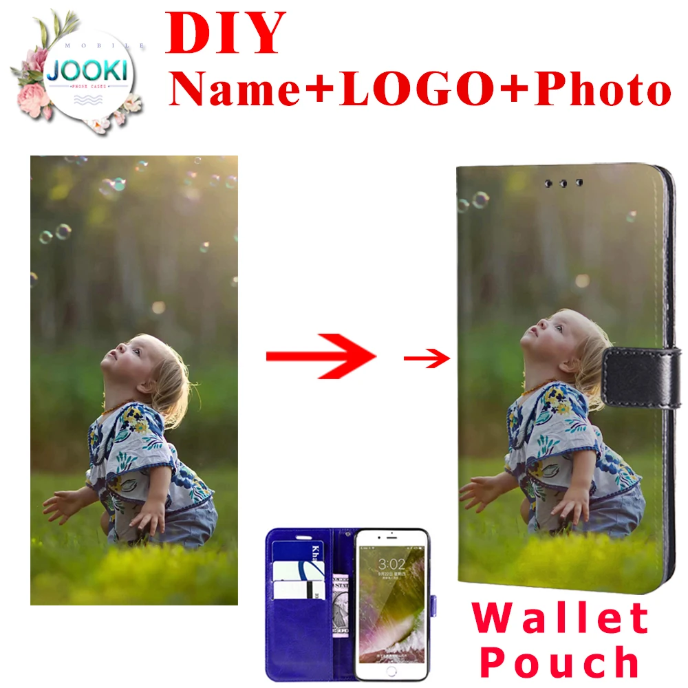 JOOKI J3 2018 ручная работа под заказ печать фото телефон кожаный чехол для Samsung Galaxy PU