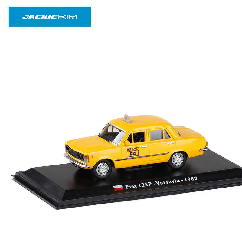 1:43 Fiat I25P польский Varsavia 1980taxi металлический автомобиль Модель игрушечных