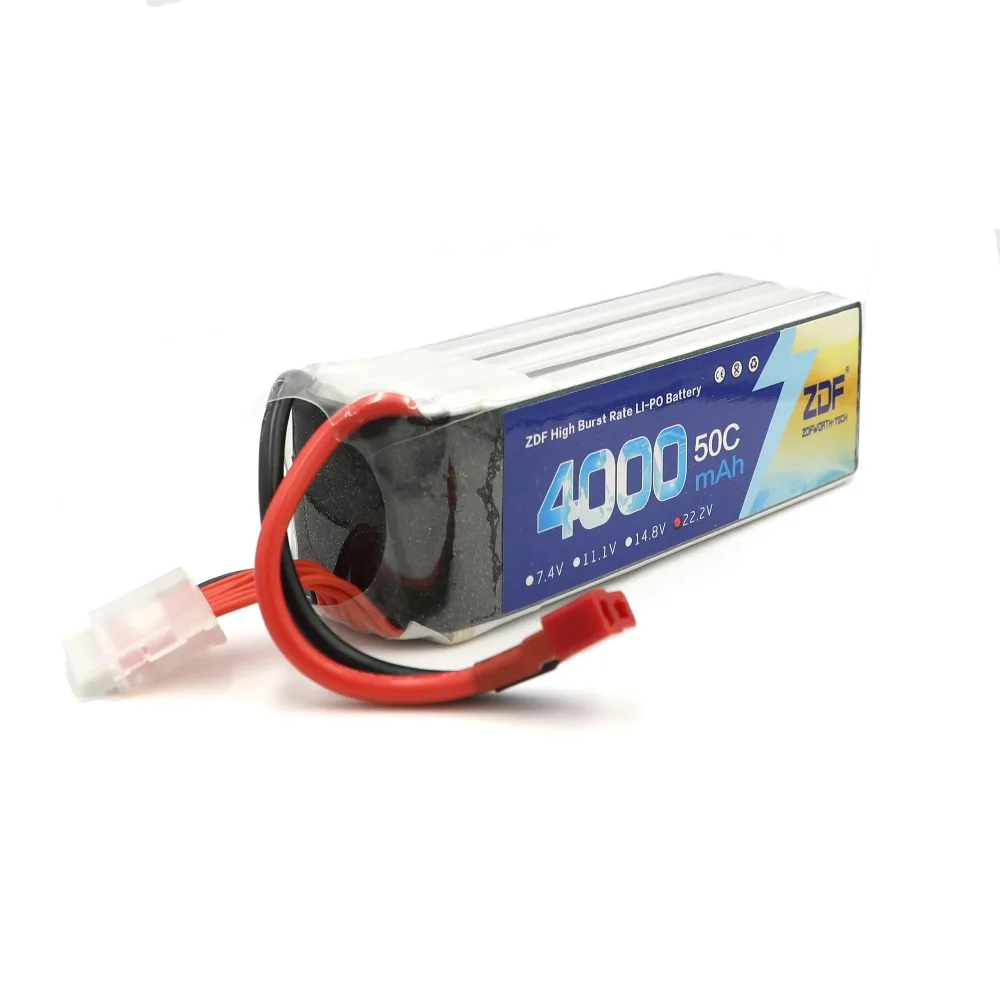 Батареи ZDF 6S 22 2 в 4000 мАч 50C max 100C RC LiPo Аккумулятор для радиоуправляемого самолета