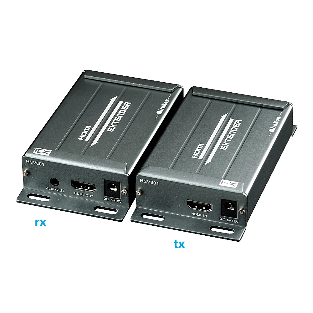 HDMI удлинитель POE + 3 5 мм аудио экстрактор Ethernet по локальной сети TCP IP UTP RJ45 Cat5e cat5 POE| |