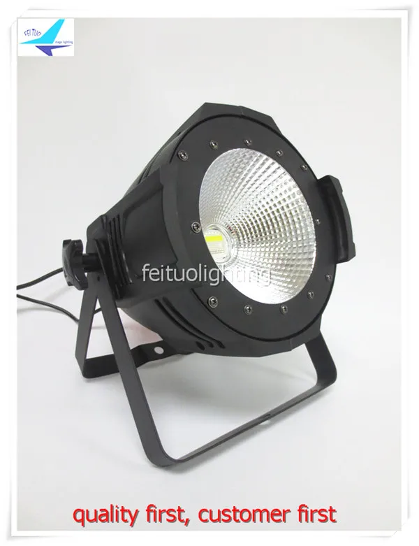 

free shipping Led 200w COB Par Llight Warm White or Cool White Stage Sound Active Par Can Aluminum DMX Master DJ Bar Par64 Lamp