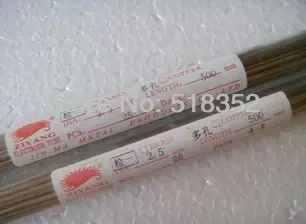Tubo de Bronze Eletrodo para Edm Máquinas de Perfuração Multiorifícios Ziyang 2.5mm x 500mm
