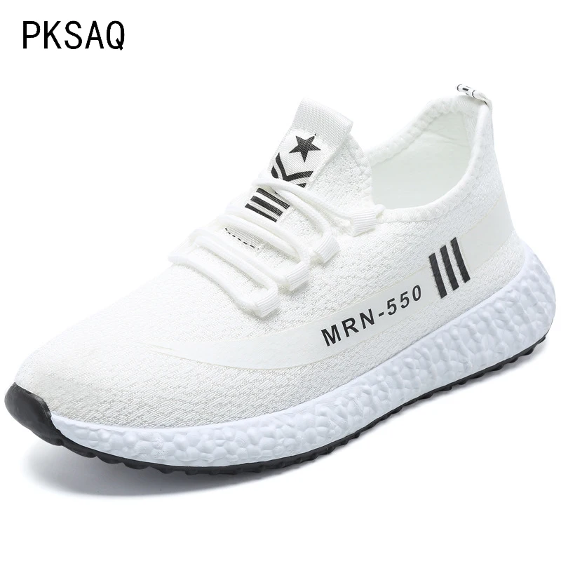 

2019 Spring Summer New Men Casual Shoes Fashion Breathable and Quick Drying Outdoor Sneakers Solid Color Light Lace Up Shoes