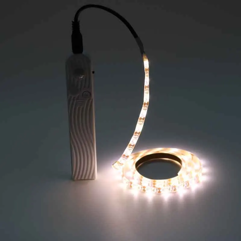 Светодиодная ленсветильник SMD 2835 с пассивным ИК датчиком движения 5 в постоянного