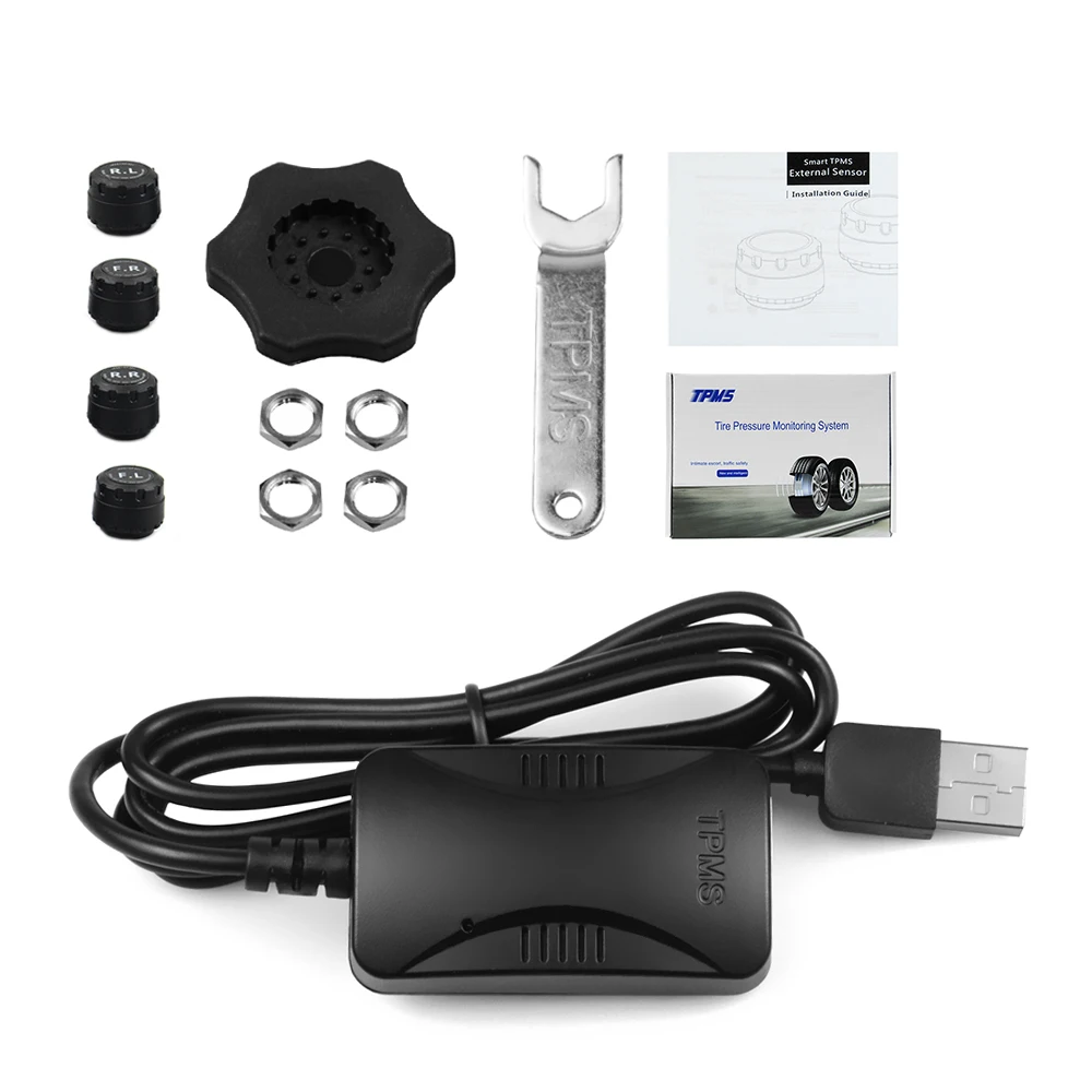 USB Android TPMS монитор давления в шинах/Android навигационная система контроля давления в шинах/Беспроводная передача TPMS