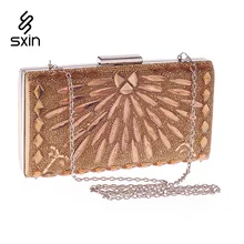 Damen Vintage Diamant Abendtasche Frauen Hochzeit Clutch Marke Designer Messenger Bags 9397A