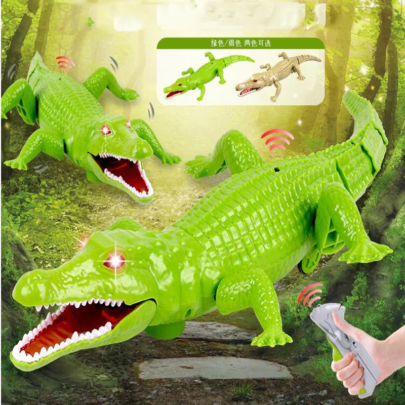 

Remote Control animal Kid Holiday Gift Toy Prank Fake Crocodile Simulation Funny Toy For Kids educational toy Christmas