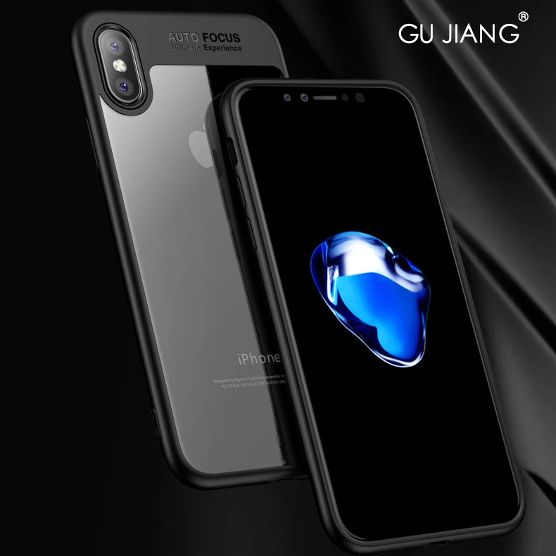 GU JIANG Luxury Nature HD Clear Transparent Phone ...