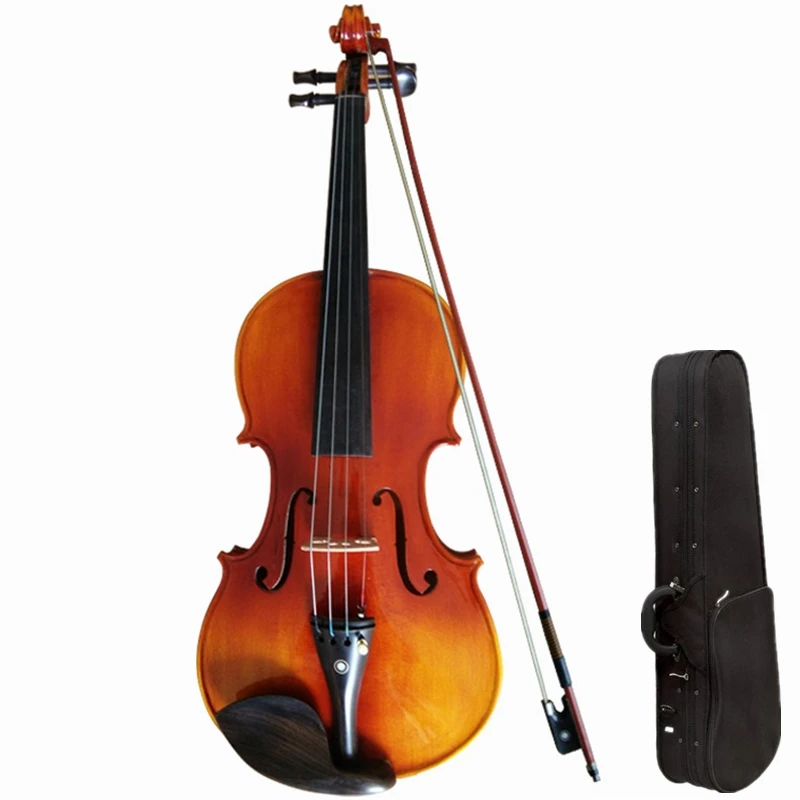 

Solo Violin 4/4 Maple Violin 1/2 3/4 Antique Matt High-grade Handmade Acoustic Violin Fiddle Case Bow Professional performan