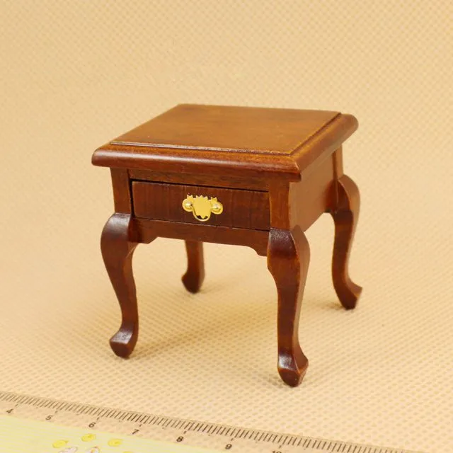 

1:12 Cute MINI Dollhouse Miniature Bedside Table