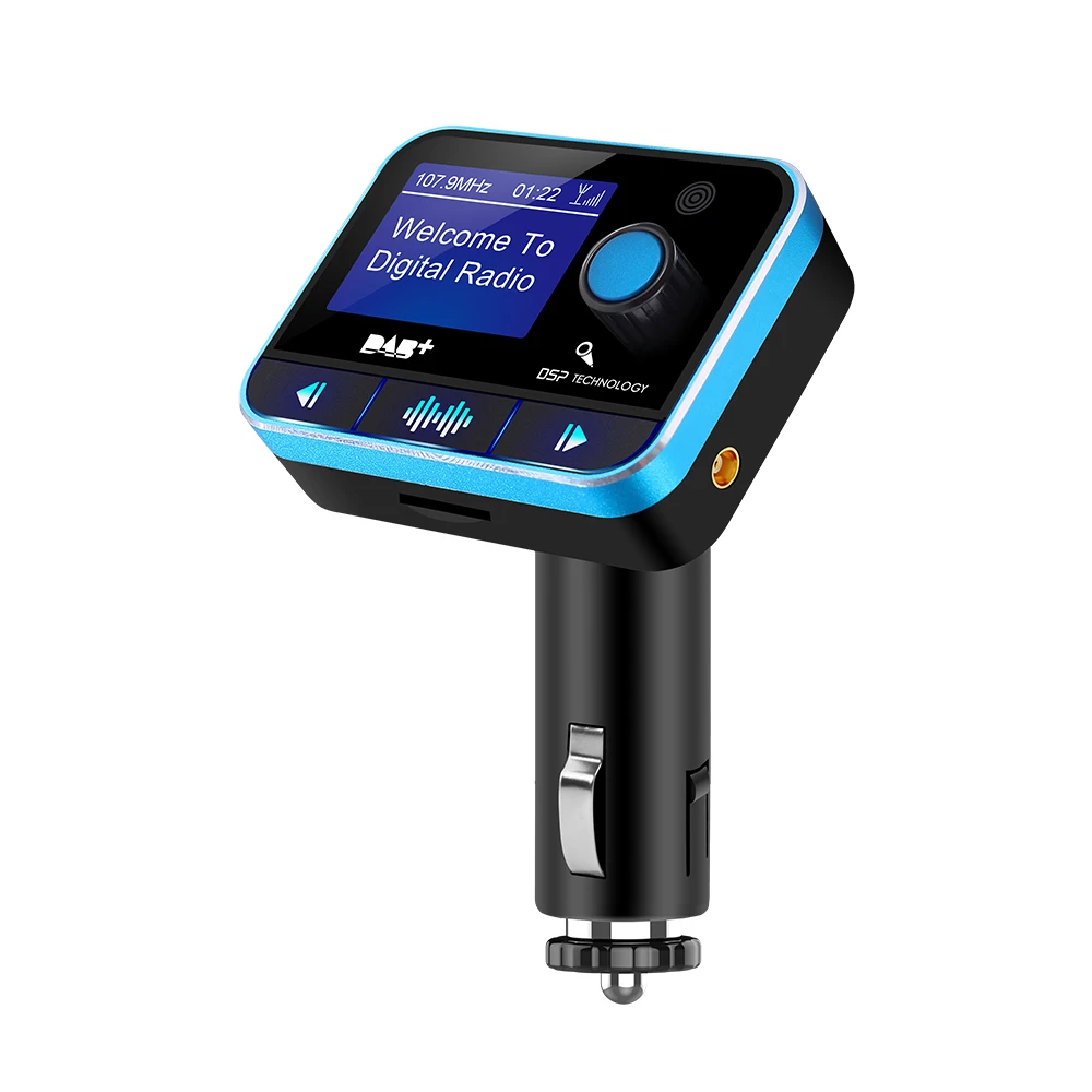Fm-трансмиттер с USB MP3 плеер U диск ЖК-дисплей Дисплей автомобильный набор, свободные руки, Зарядное устройство адаптер с DAB Функция Bluetooth V4.2 A2DP Шум подавления