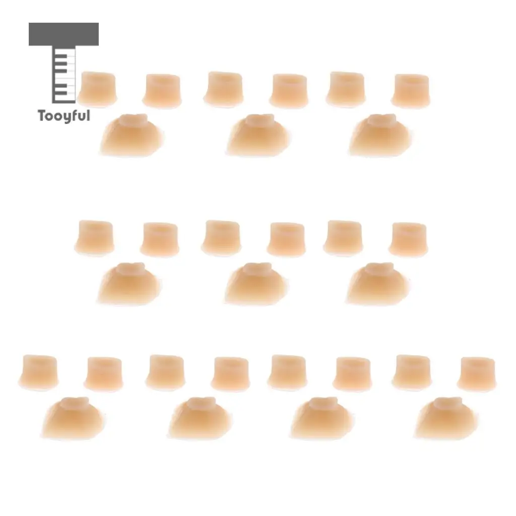 Tooyful 10 Sets Rubber Flute Piccolo Pads Flute Repair Accessory for Musical Lovers