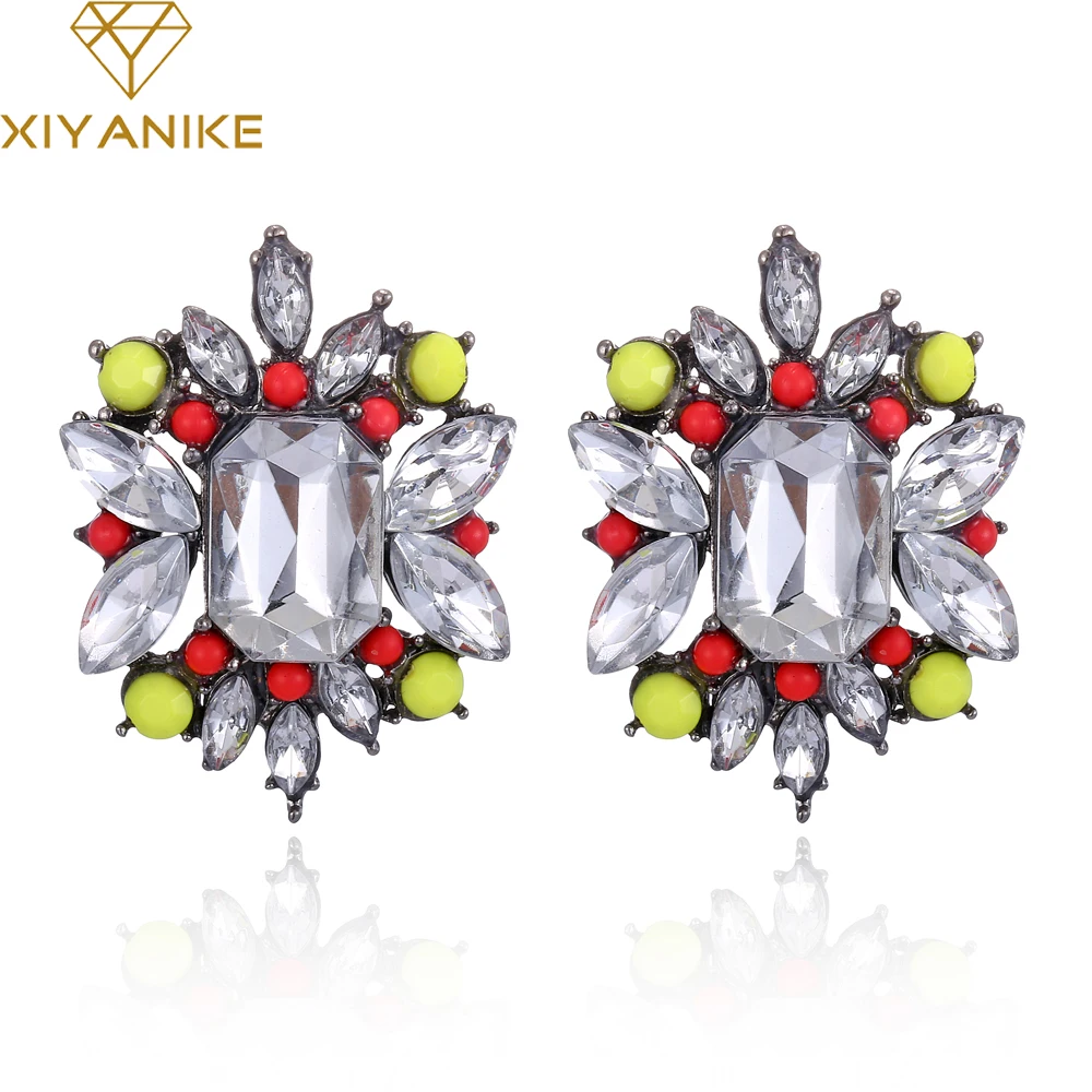 

Fashion Retro Crystal Earring Fashion Jewelry For Women High Quality Women Earring Women Accessories boucle d'oreille XY-E963