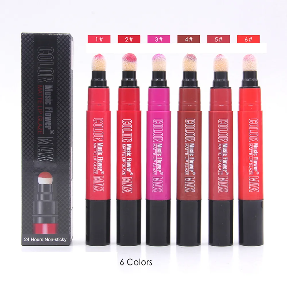 

Air Cushion lipgloss Waterproof Powder Matte gloss Long Lasting Tattoo Moisturizing Lip Tint liquid lipstick batom mate 2019