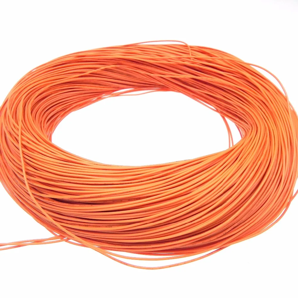 26AWG 26 0.25 2.5mm UL1007 copper cable electrical wires PVC Insulated tinned copper electronic wire Orange 3
