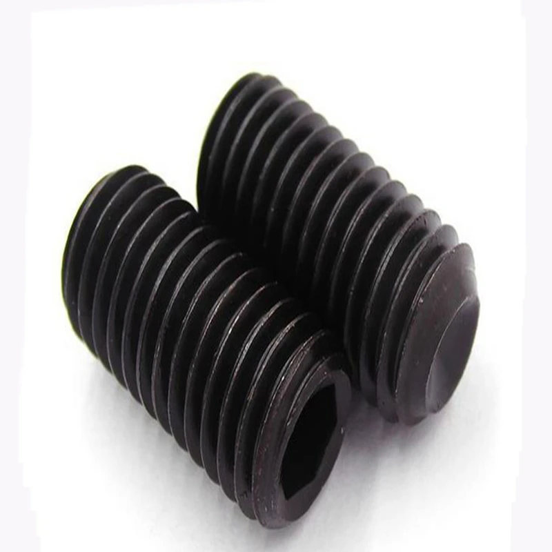 12.9 concave end inner six angle M10 screw machine screw headless screw