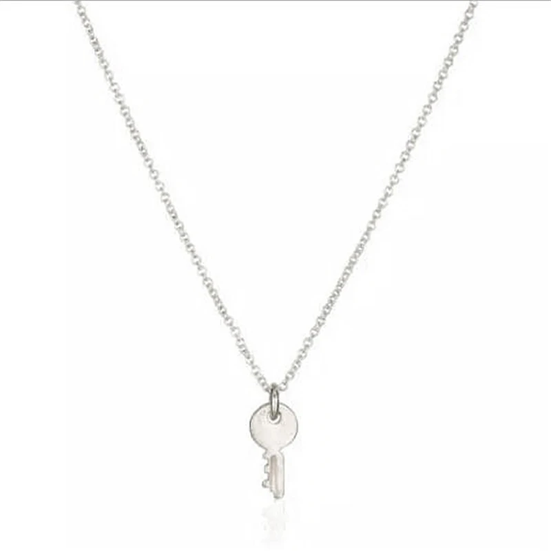 9 стилей золотого цвета, ожерелье для женщин, минималистичное бесконечное ожерелье с подвеской, подарок на день Святого Валентина, ожерелье с картой - Окраска металла: 002 Silver No Card