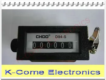 

Free Shipping Mechanical 6 Digits Resettable Stroke Pull Counter D94-S Revolution meter punch conter