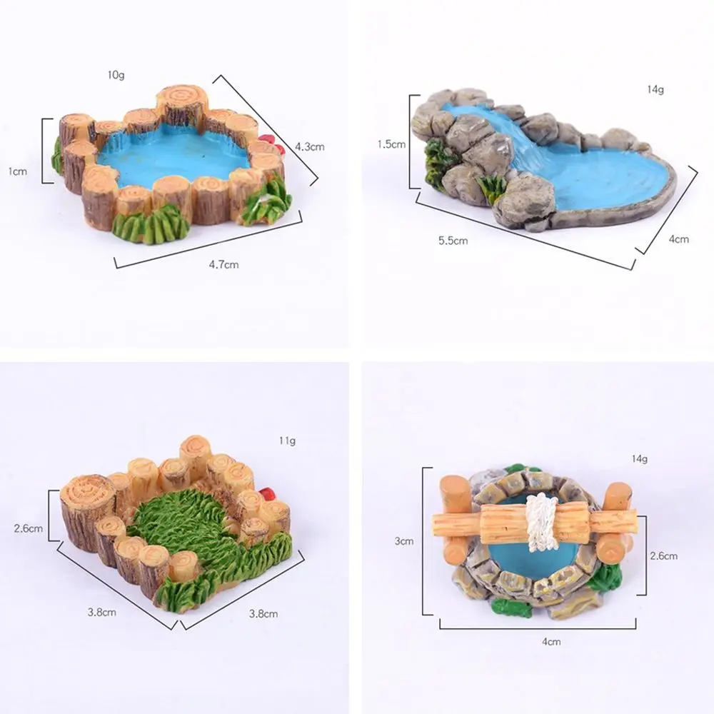 Миниатюрные фигурки луга и колодца, сказочный сад, сделай сам, украшение для спальни, украшение для гостиной, украшение для дома