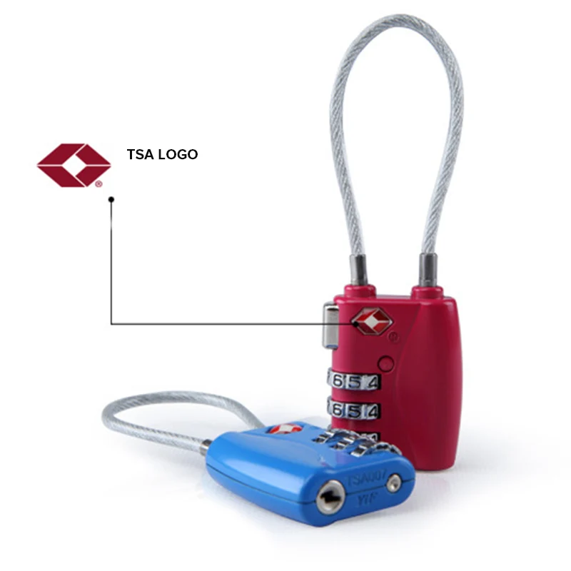 JULY'S SONG TSA Resettable 3 Digit Combination Lock Safe Password Lock For Luggage And Customs Strong Anti-theft Code Locks JULY'S SONG TSA Resettable 3 Digit Combination Lock Safe Password Lock For Luggage And Customs Strong Anti-theft Code Locks